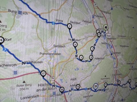 1. CMF Treff nach der Motorrad-Saison: Routenplanung am PC
